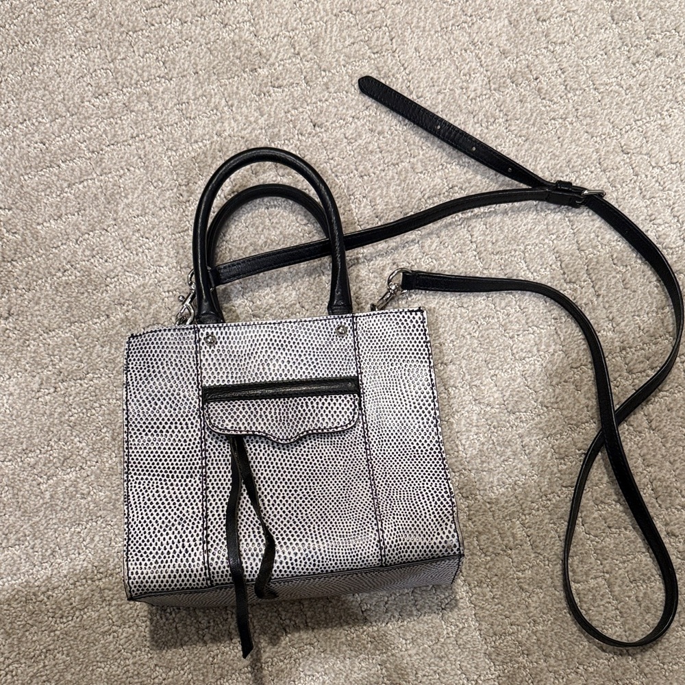 Rebecca Minkoff Black and White Crossbody Bag
